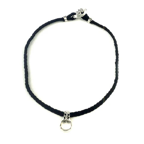 N864 Musician's Necklace With Skull Slider