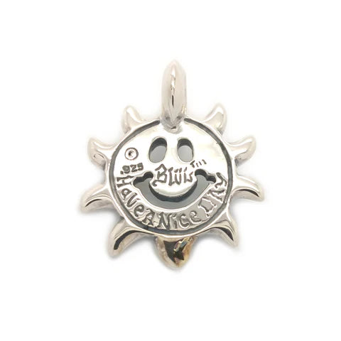 C388C Happy Face Sun Charm Custom