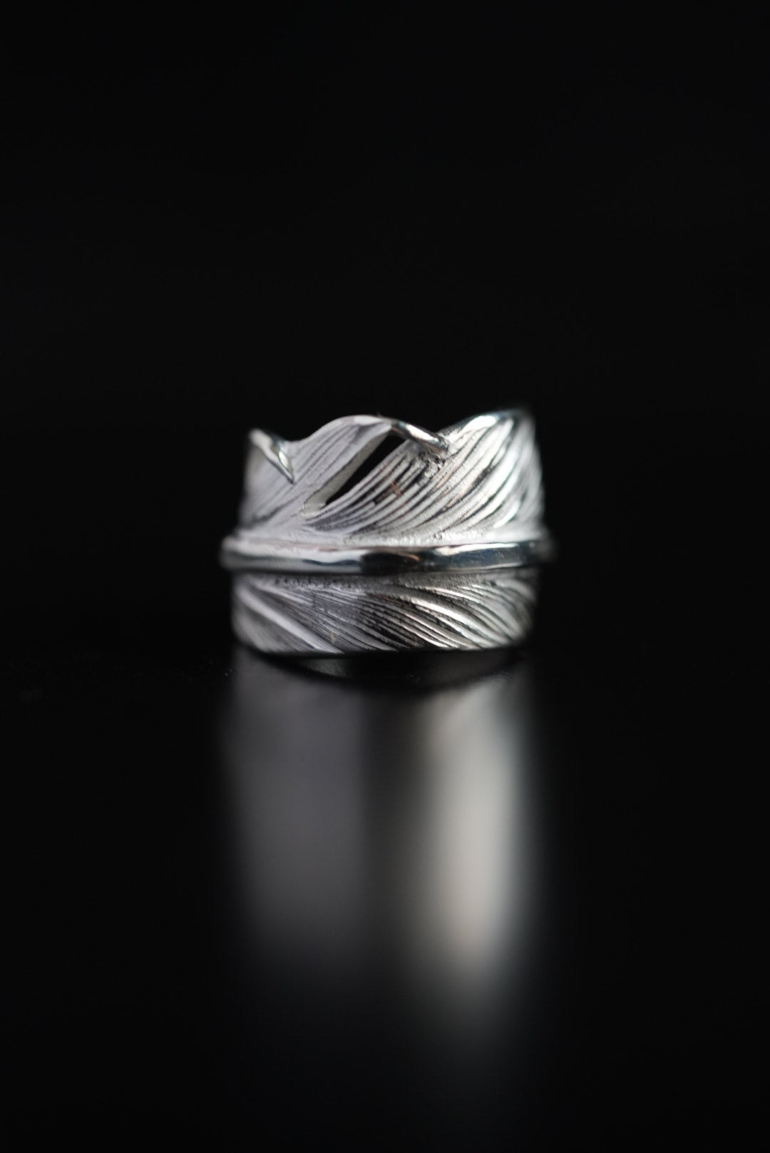 Sunshine Studio Silver Feather Ear Cuff
