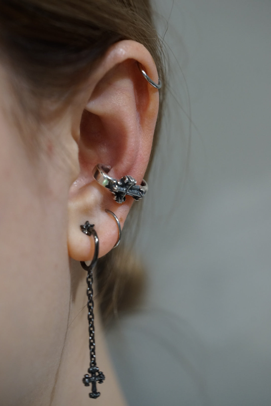 Flat Oval Ear Cuff : GL