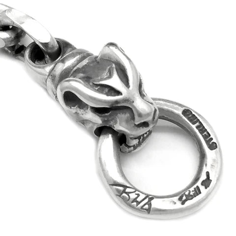 N882 Square Chain With Animal Head Necklace