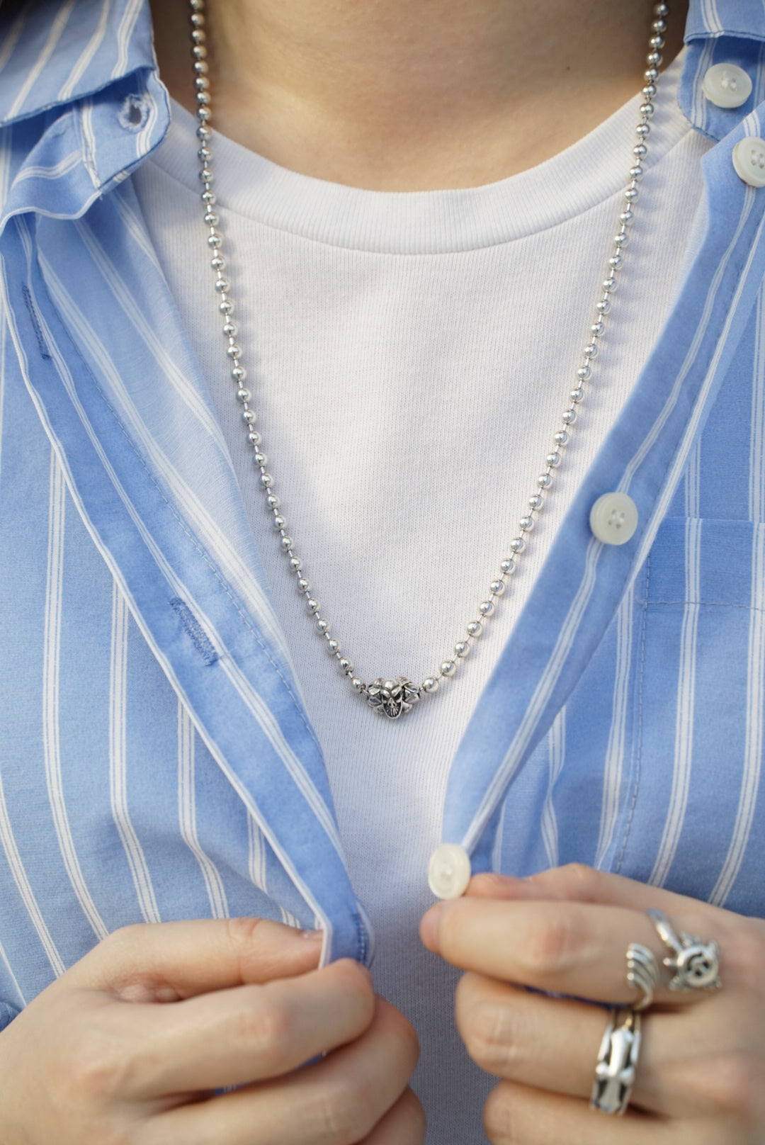 N876 Medium Ball Chain Necklace