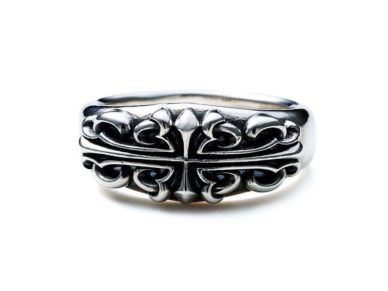 Blooming Cross Ring: Narrow