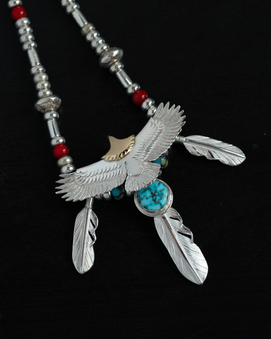 Silver Feather Pendant XS