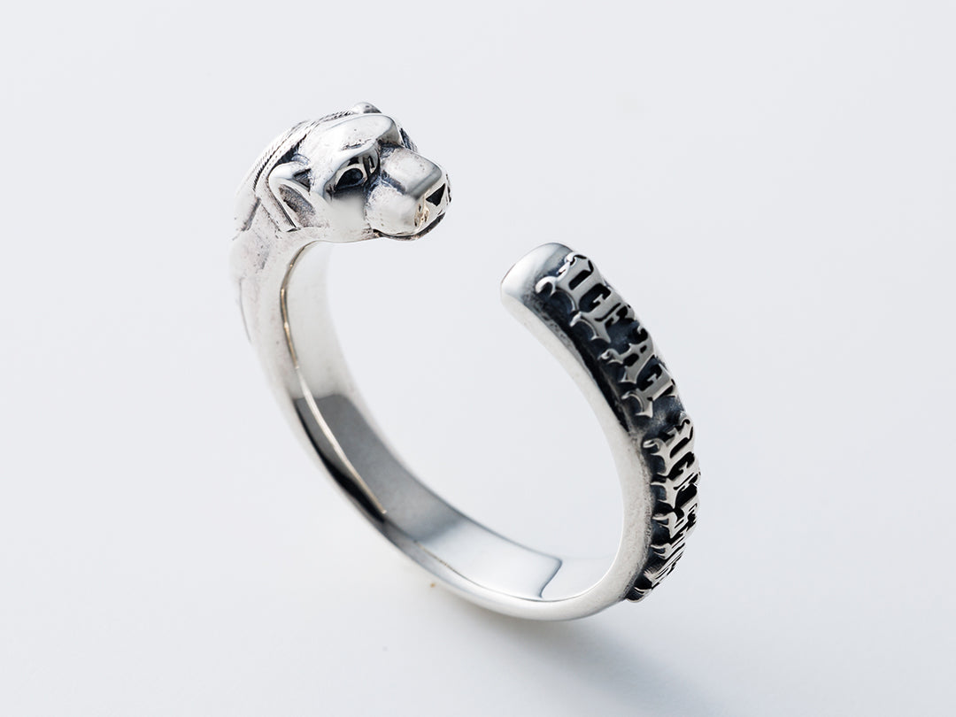 One Side Panther Ring