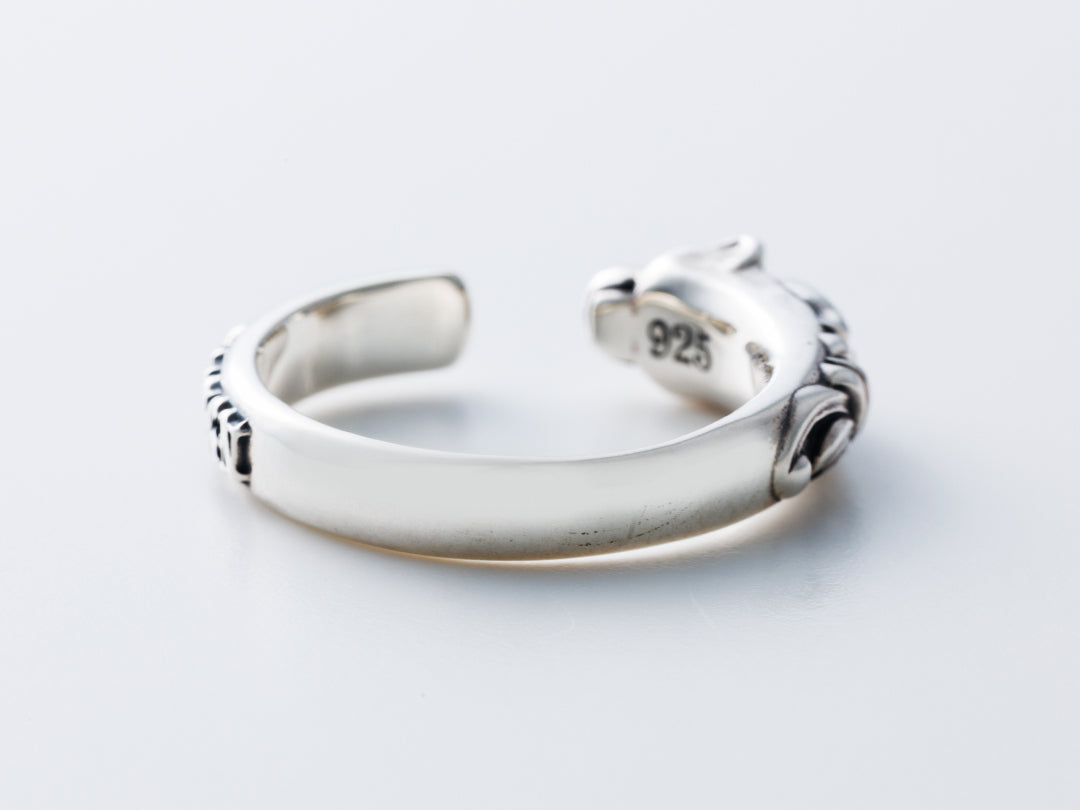 One Side Panther Ring