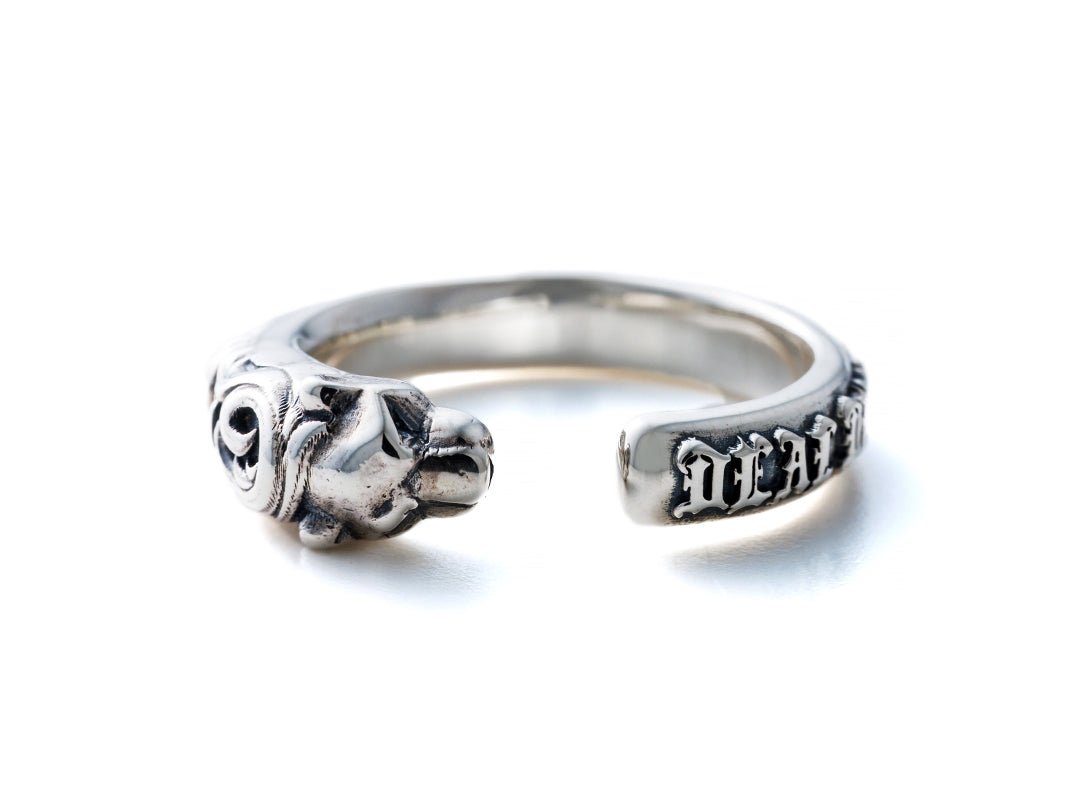 One Side Panther Ring