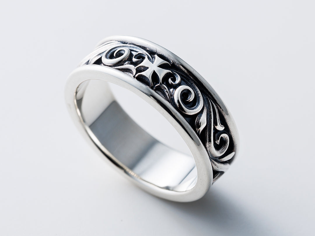 Floral Cross Ring