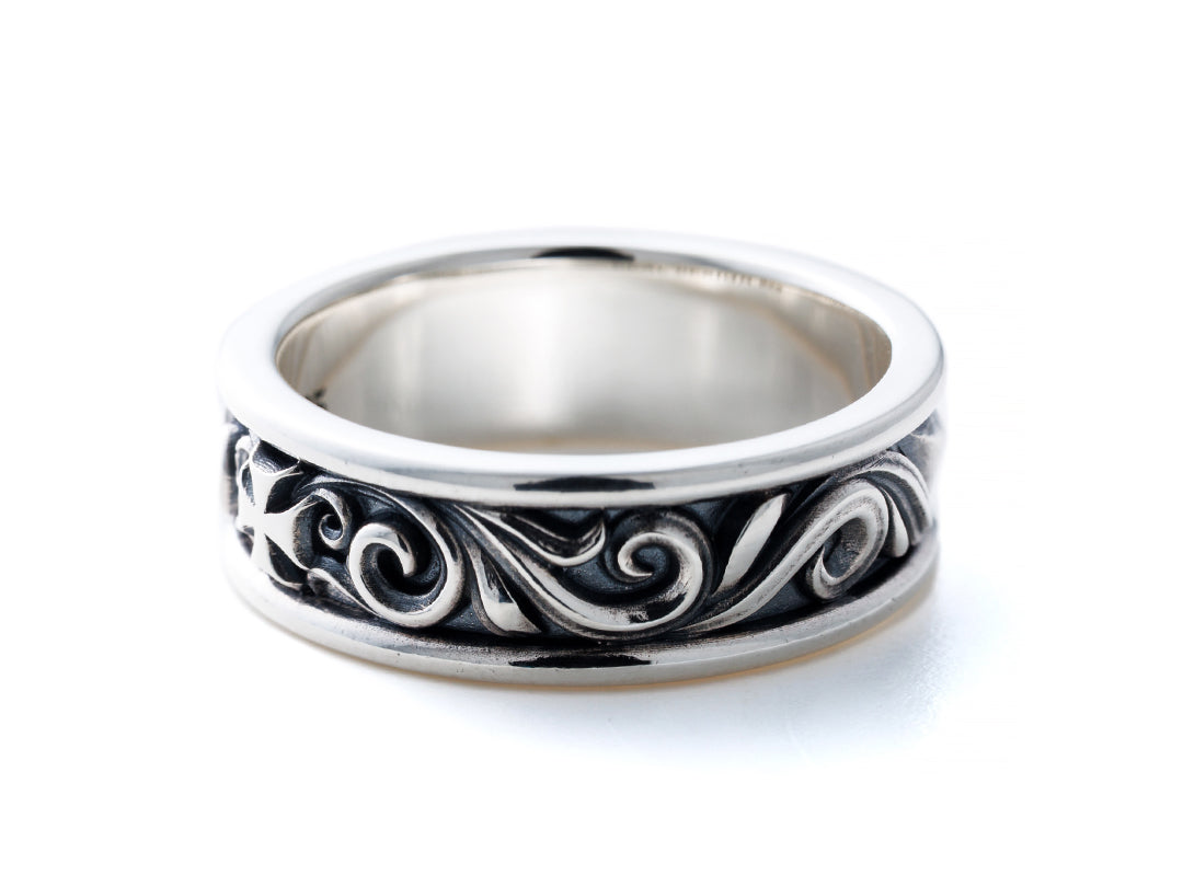 Floral Cross Ring