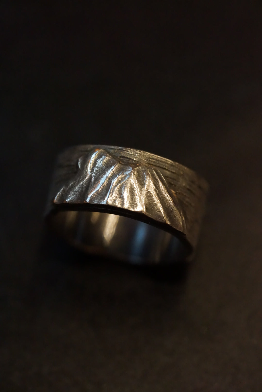 925 Silver Lion Rock Ring