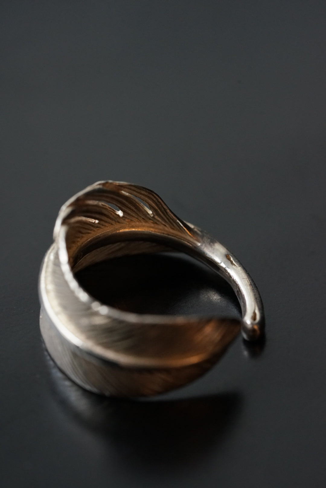 Silver Feather Ring
