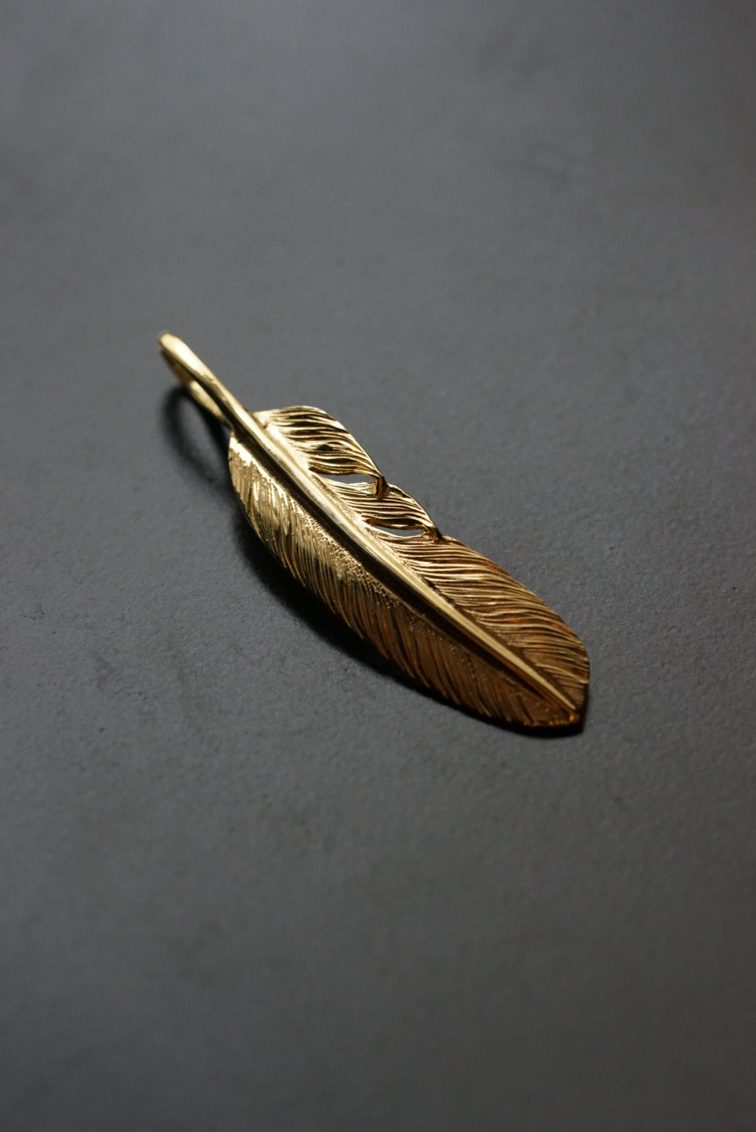 Albatory 18K Gold Feather S