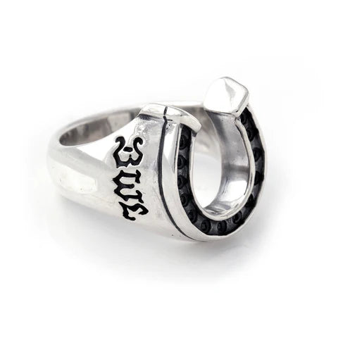 R453 Horseshoe Ring Silver - Medium