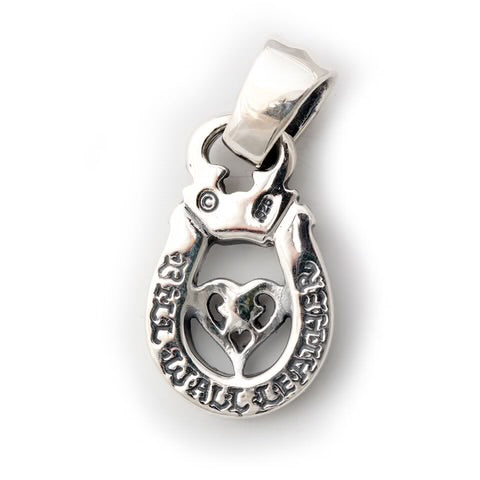 PN1037-E Horseshoe Pendant "TRIBAL HEART" Top - Medium