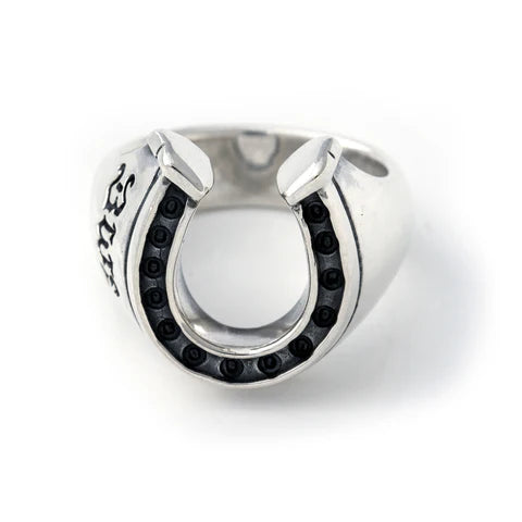 R453 Horseshoe Ring Silver - Medium