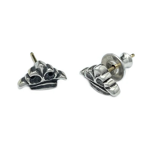 E223 Crown Earrings