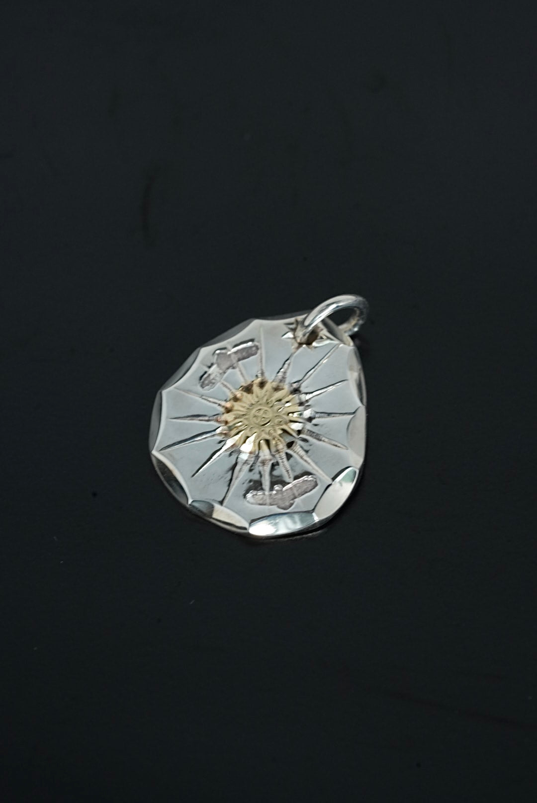 Albatory 18K Gold Point Radiation Metal Top S