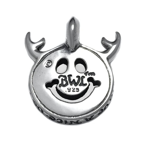 C383 Happy Face Charm - Antlers