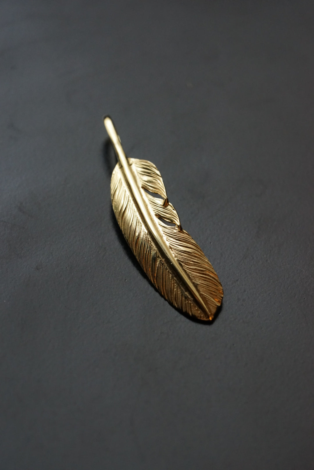 Albatory 18K Gold Feather S