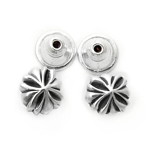 E227 Gothic Cross Earrings