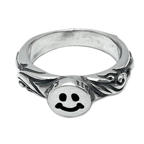 R457 4mm Special Edition Band with Tiny Happy Face