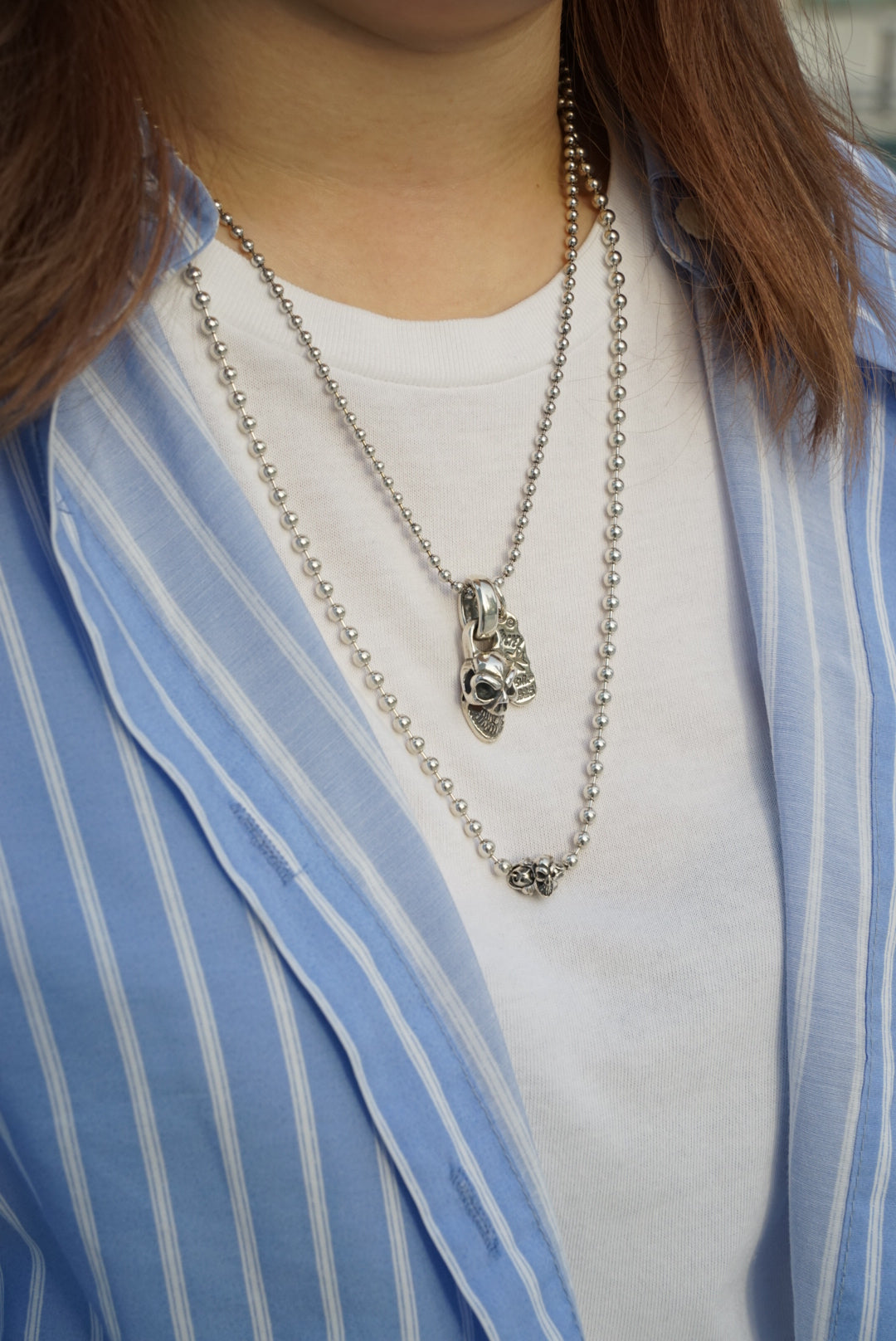 C323 Good Luck Skull Charm