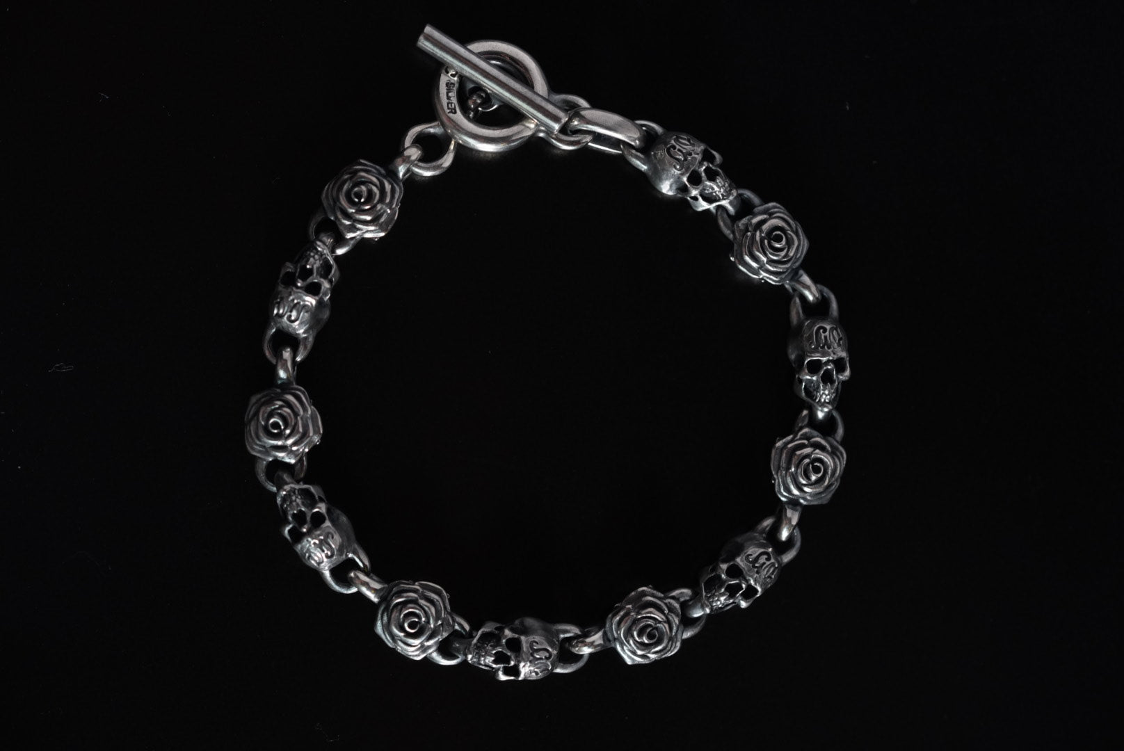 Rose and FB Bracelet 純銀手鍊