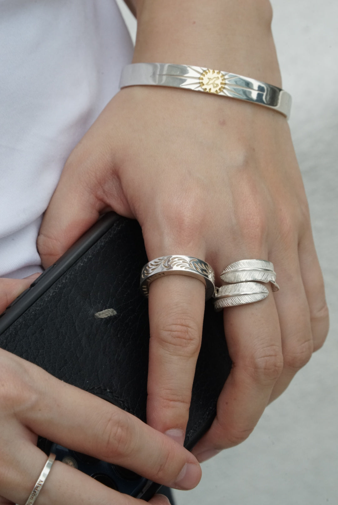 Silver Dollar Craft 5mm Arabesque Silver Ring