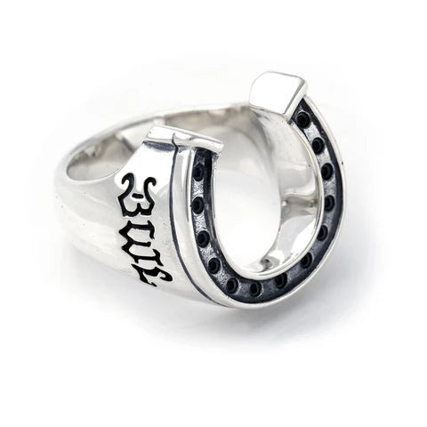 R450 Horseshoe Ring Silver - Large