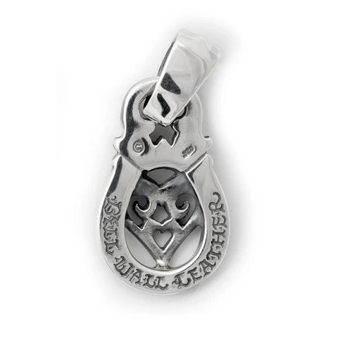 PN1036-E Horseshoe Pendant "TRIBAL HEART" Top - Large