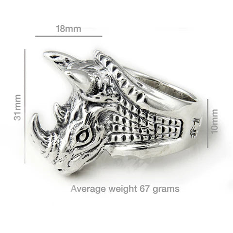 BWL-R423 30th Anniversary Bill Wall Rhino Ring  3