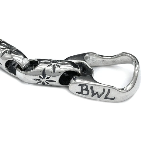 アクセサリー Bill Wall Leather Mid Star Bracelet 925 BWL Bracelet for unisex | Bill Wall Leather B417 Mid Star Bracelet
