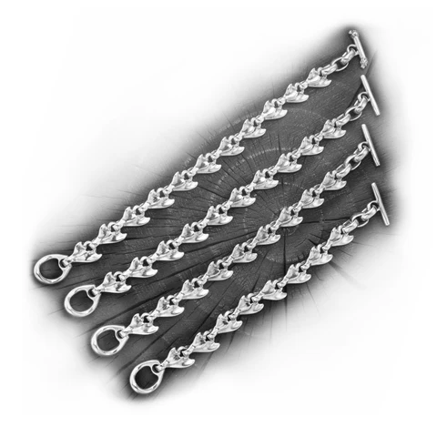 BWL - B615 Tiny Whale's Tail Bracelet 1