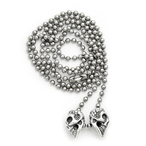 BWL Charm for unisex | Bill Wall Leather C360 Tiny Skull Bead With 