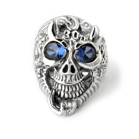 BWL - R419S Flying Tire 30th Anniversary Ring w/birthstones 1