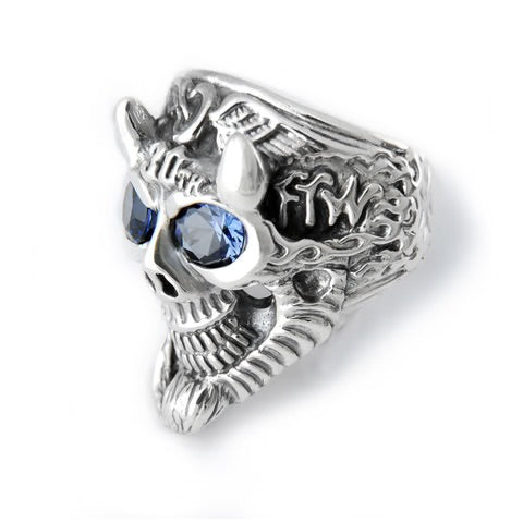 BWL - R419S Flying Tire 30th Anniversary Ring w/birthstones 2