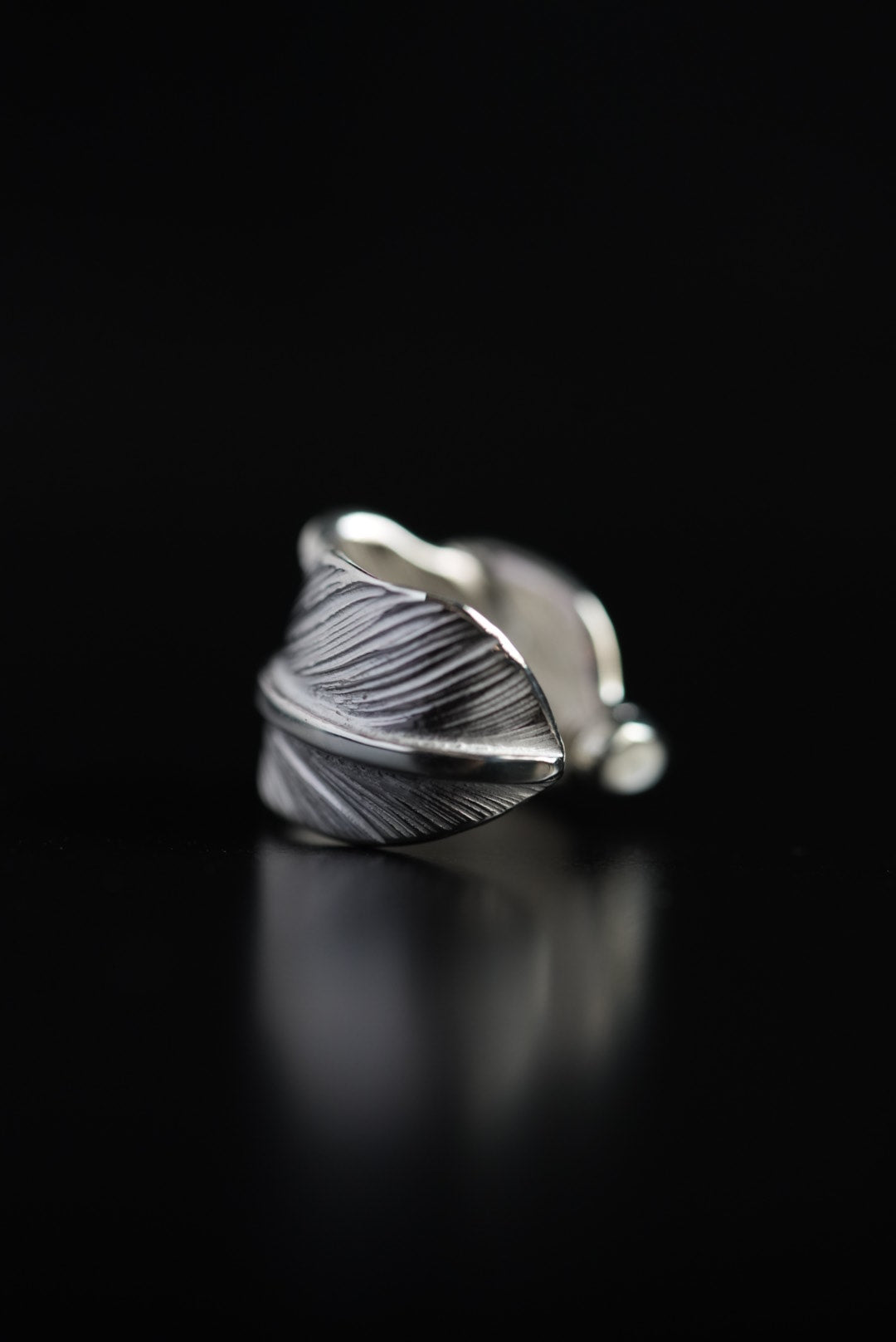 Sunshine Studio Silver Feather Ear Cuff