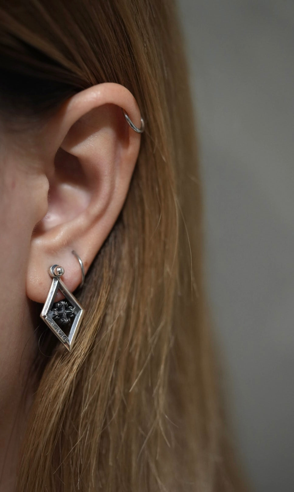Diamond Sign Earrings