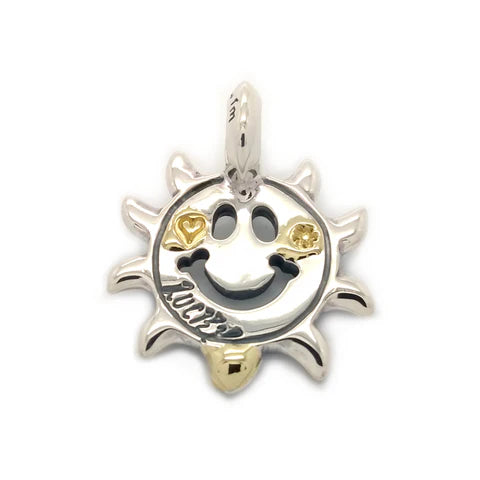 C388C Happy Face Sun Charm Custom