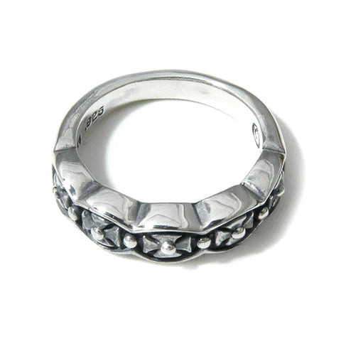 R427 Small Five Cross 30th Anniversary Ring