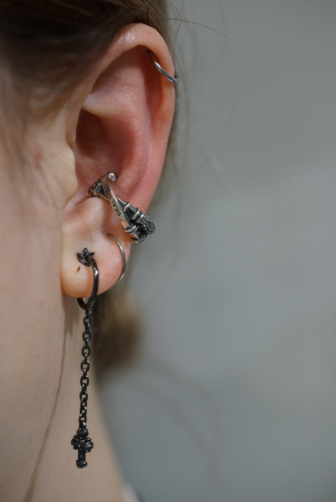 Layered ear cuff: KG (large)