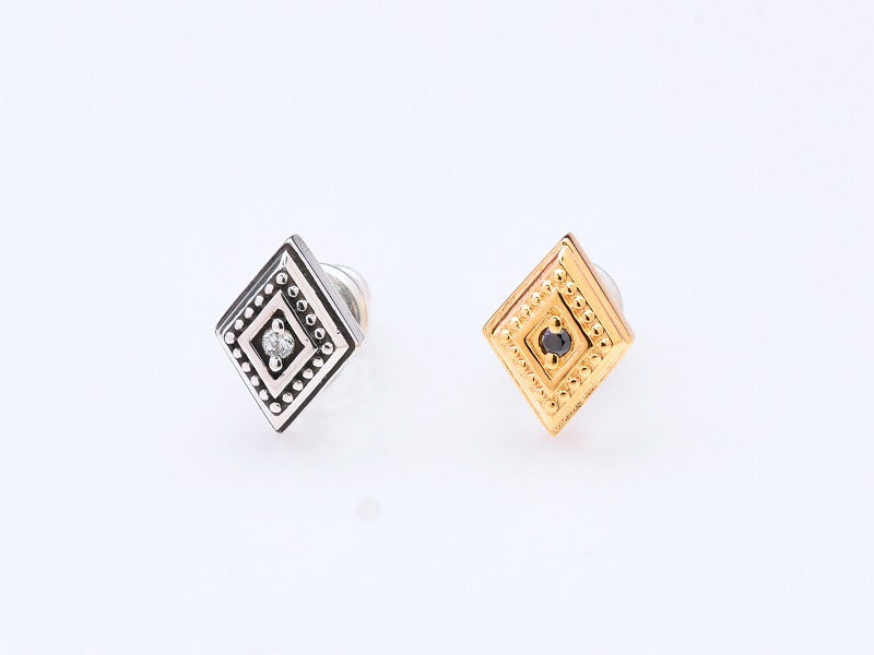 Deal Design - Burnished Diamond Studs 1
