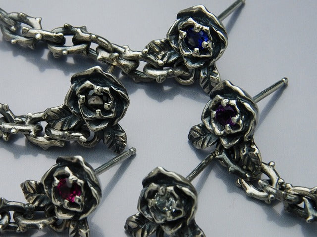 Deal Design - Chain Rose Earrings 2