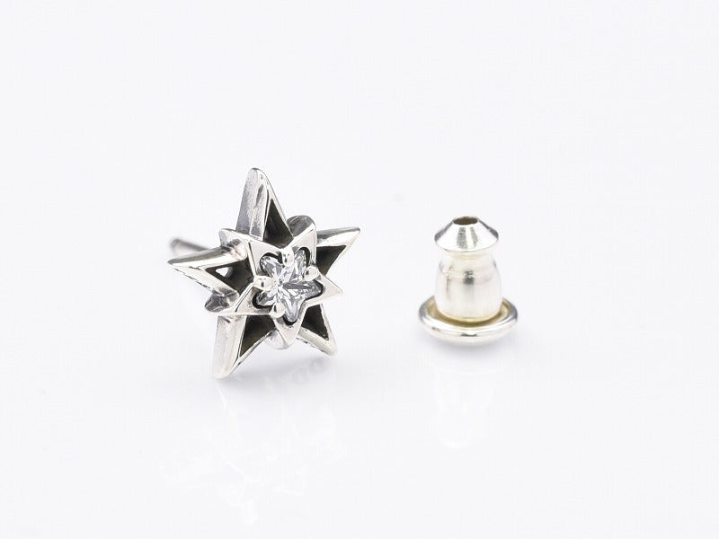 Deal Design - Drop Star Earrings With Stone 4