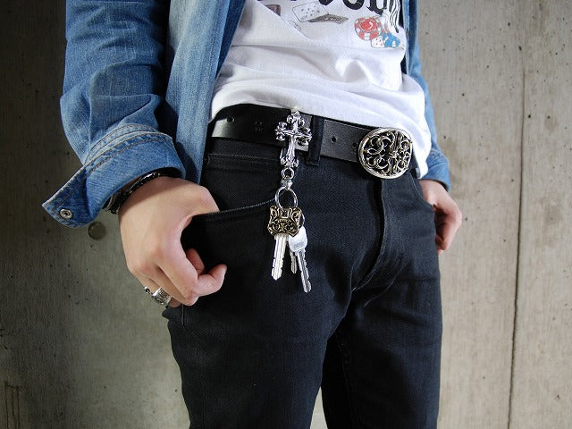 Deal Design - Grand Lily Cross Belt Keeper: SV925 2