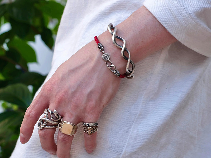 Deal Design - Scroll Rope Bracelet: Silk Cord 7