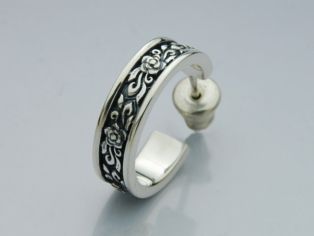 Deal Design - Scroll Rose Hoop 1