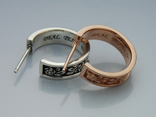 Deal Design - Scroll Rose Hoop 2