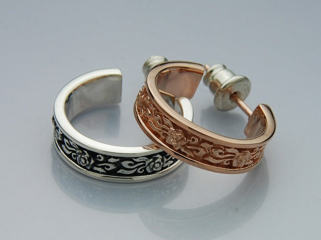 Deal Design - Scroll Rose Hoop 3