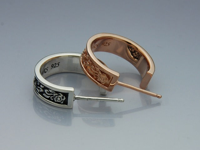 Deal Design - Scroll Rose Hoop 4